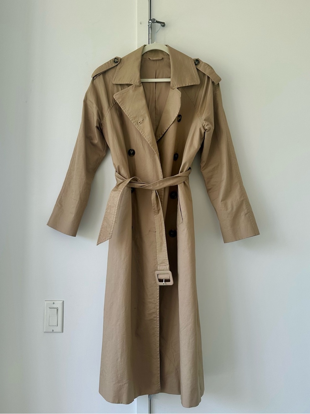 & Other Stories Beige Trench Coat - Picture 1 of 5
